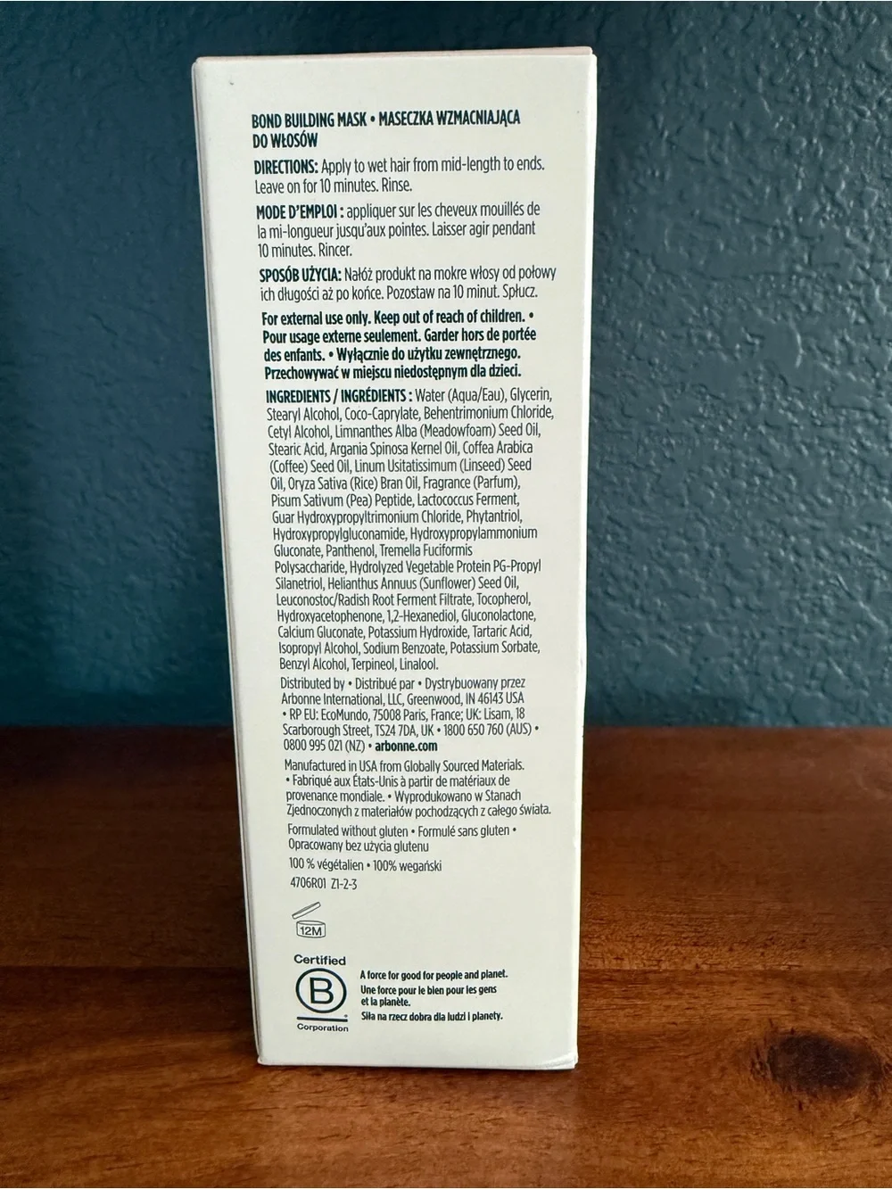NEW Arbonne Bond Building Mask